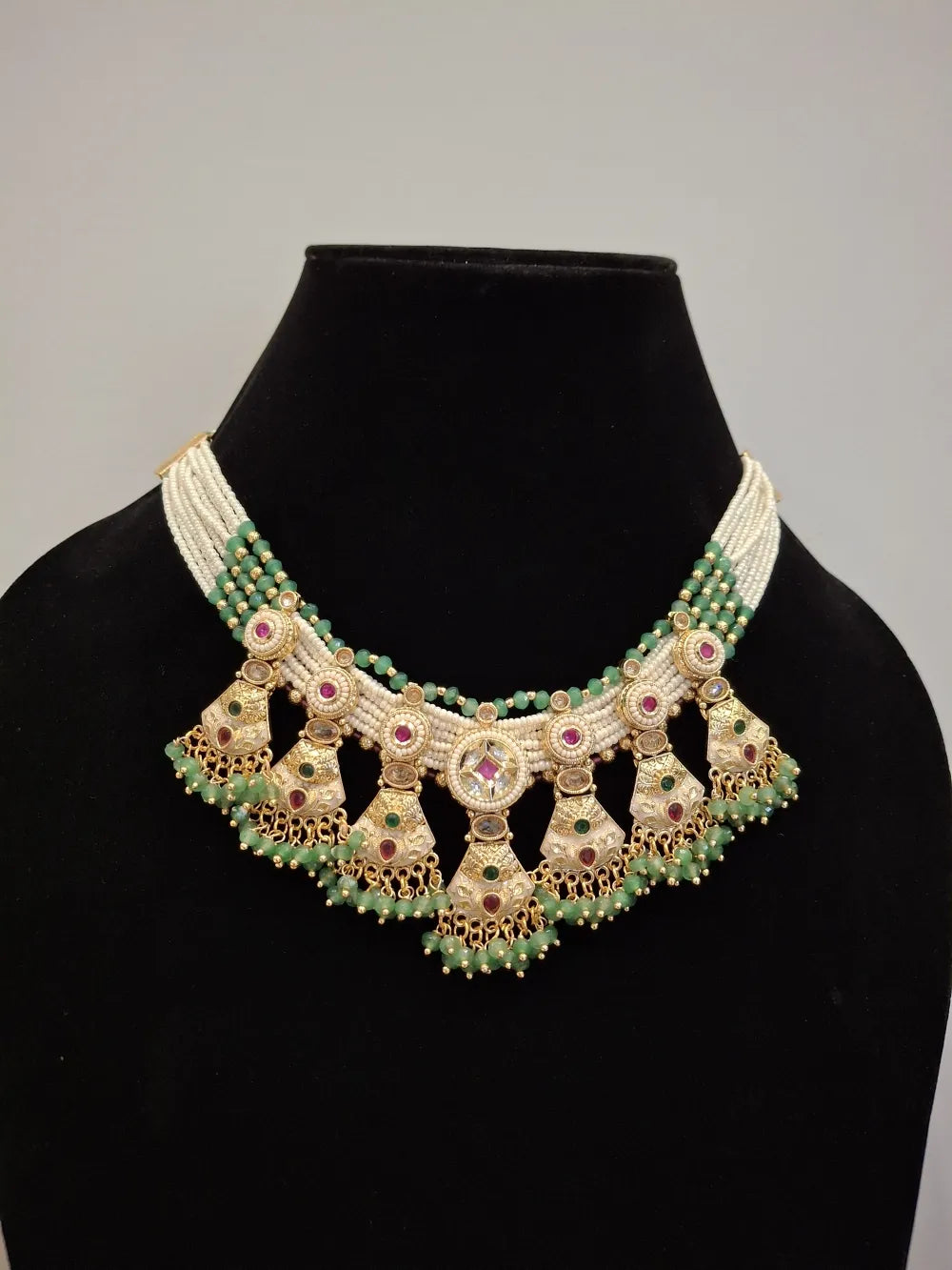 Royal Meenakari Kundan Necklace Set – Handcrafted Traditional Jewelry