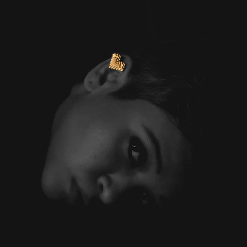 Tiny But Mighty – Gold Plated Heart Clip-On Ear Cuff & Nose Pin