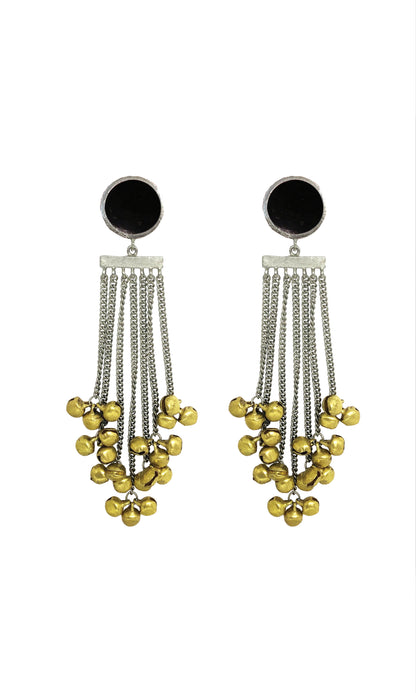 Tasseled Ghungroo Earrings