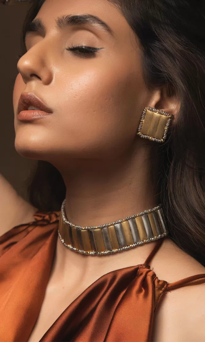 Sitara Choker- Combo of 2 Choker & Studs