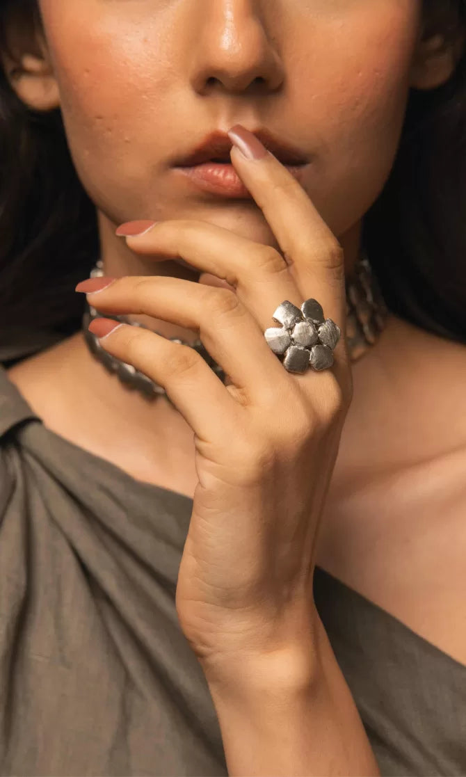 Tara Choker – Combo of 2 Necklace & Ring