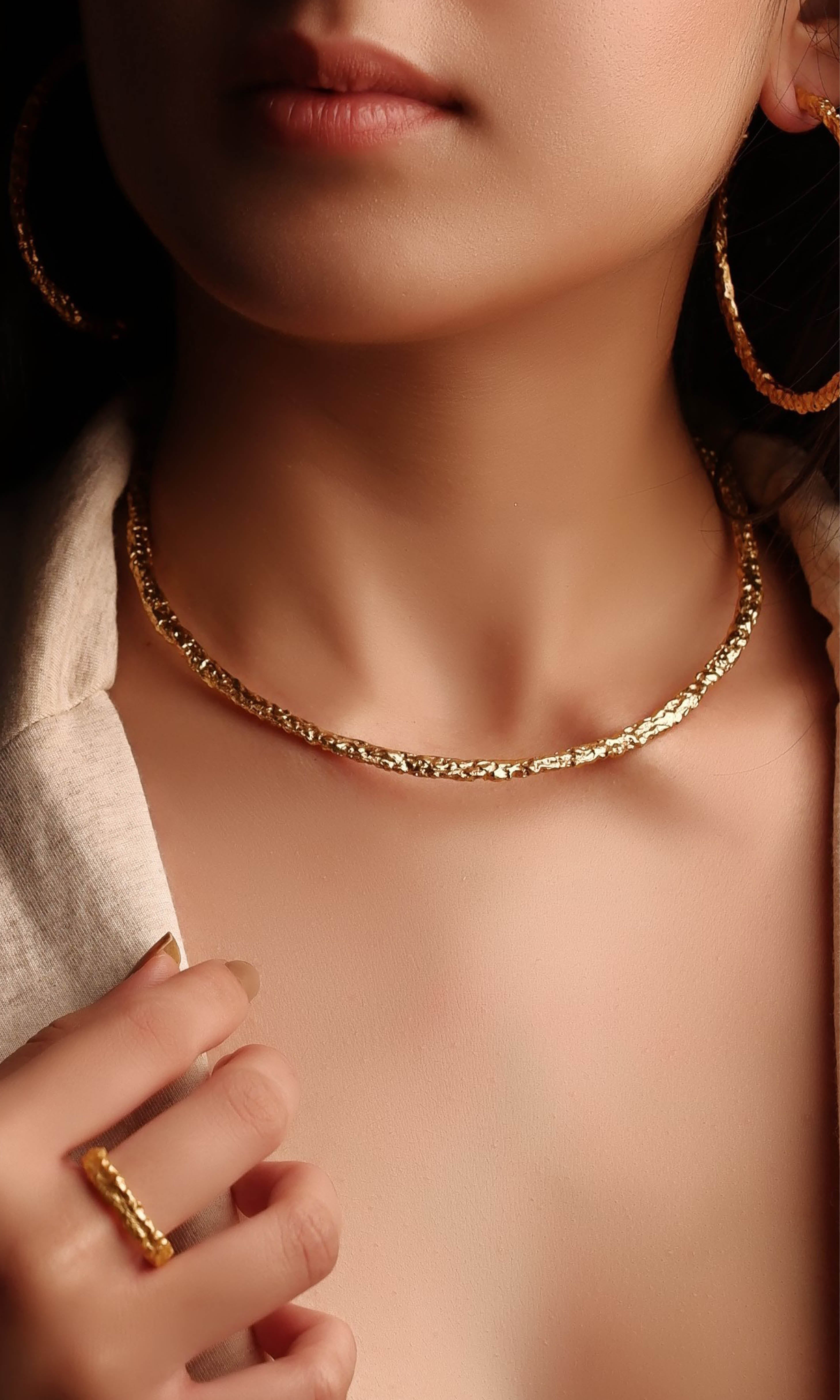Luna Combo of 2- Choker and Hoops