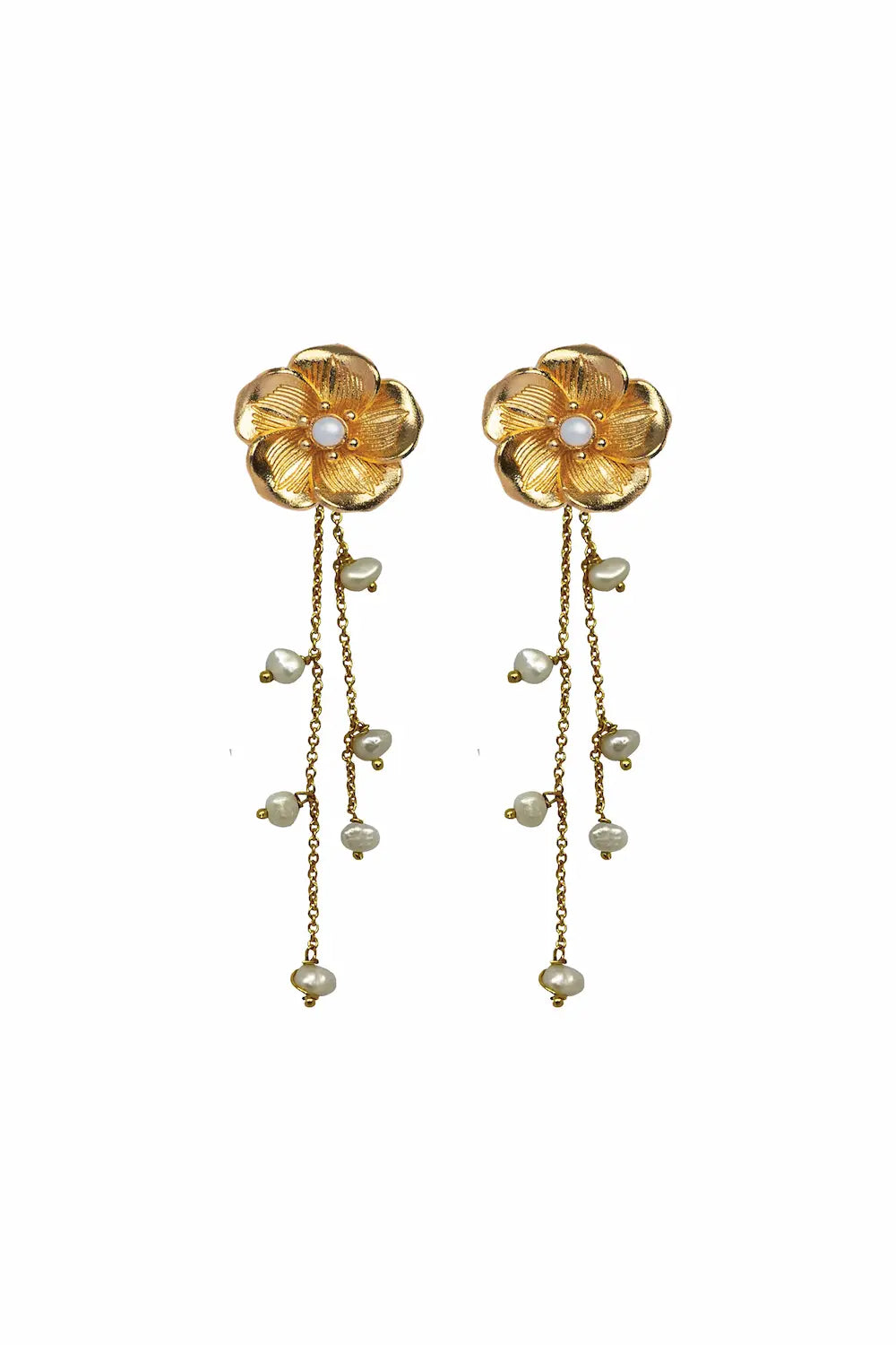 Detachable Floral Mogra Earrings