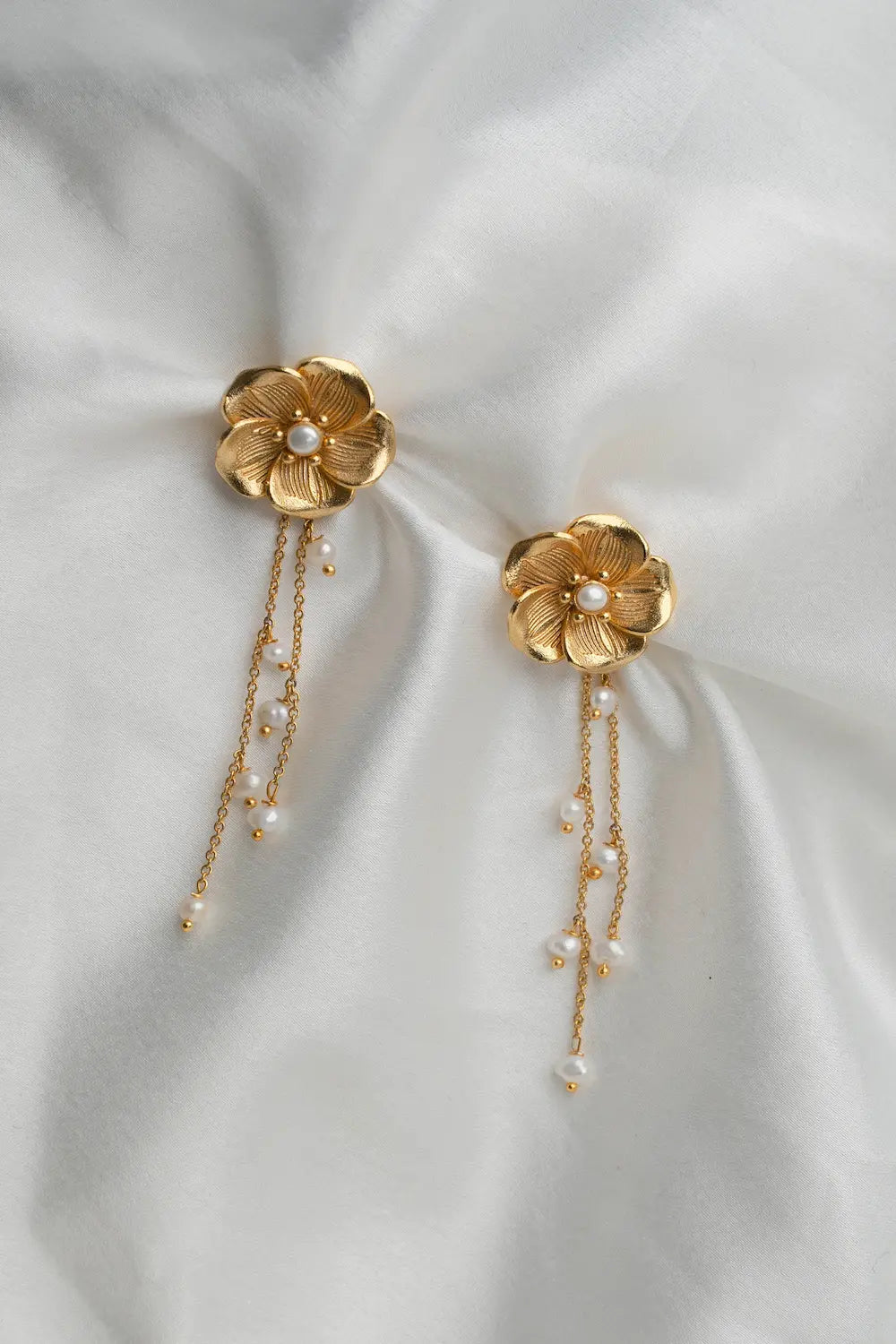 Detachable Floral Mogra Earrings