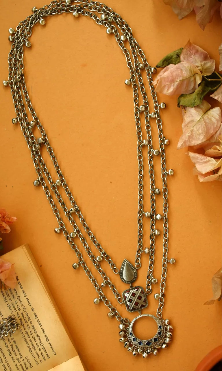 Noor Necklace Set – Haar & Earrings