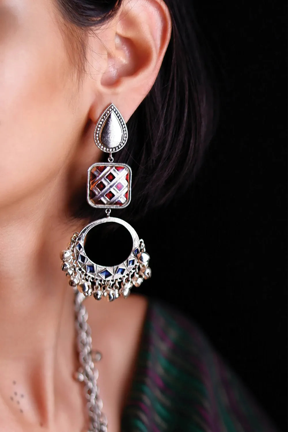 Noor Necklace Set – Haar & Earrings