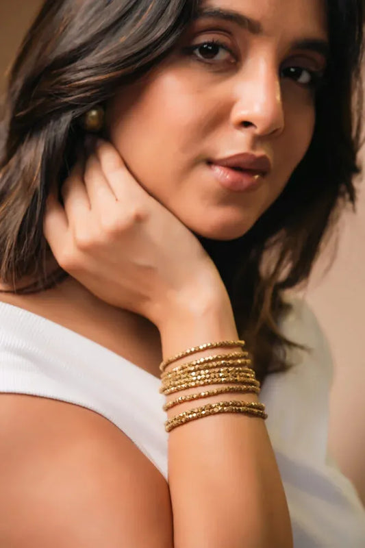 Ruhi Bracelet – Stunning Gold Chain Link Design