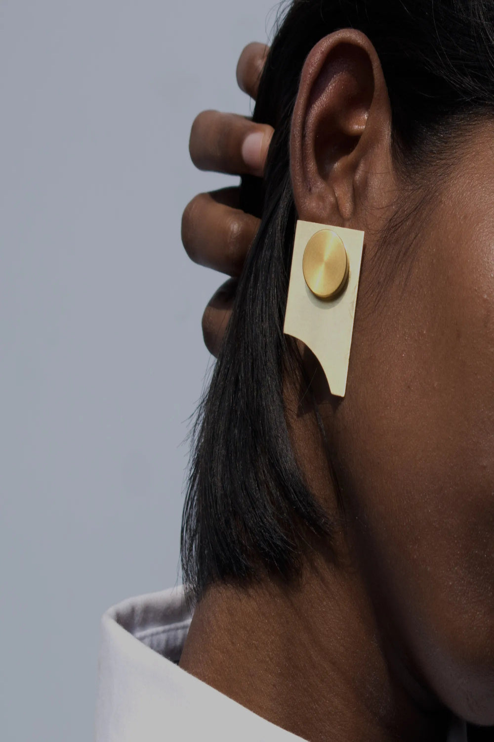 A Square & A Cut Out- Convertible  Earrings