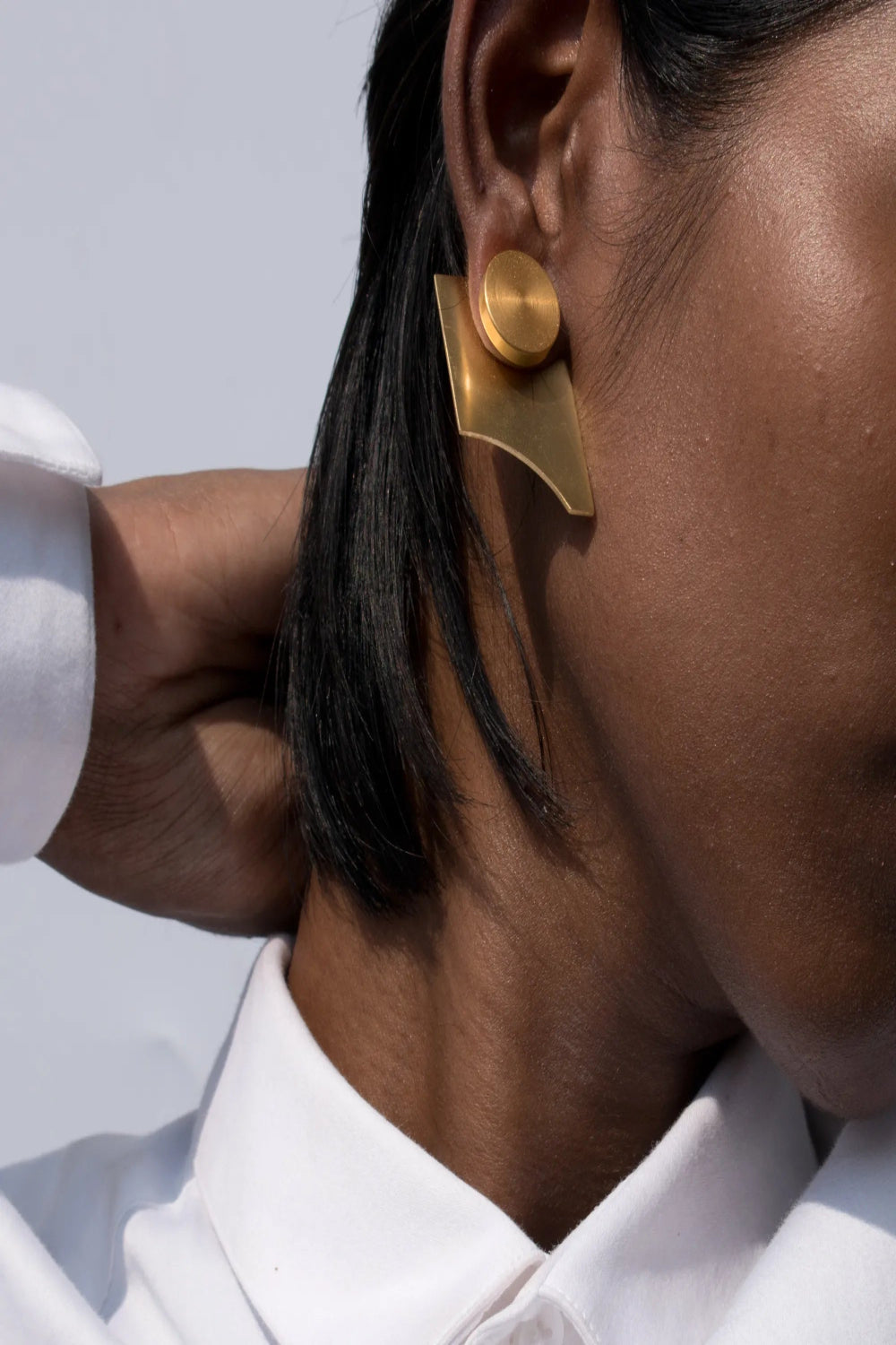 A Square & A Cut Out- Convertible  Earrings