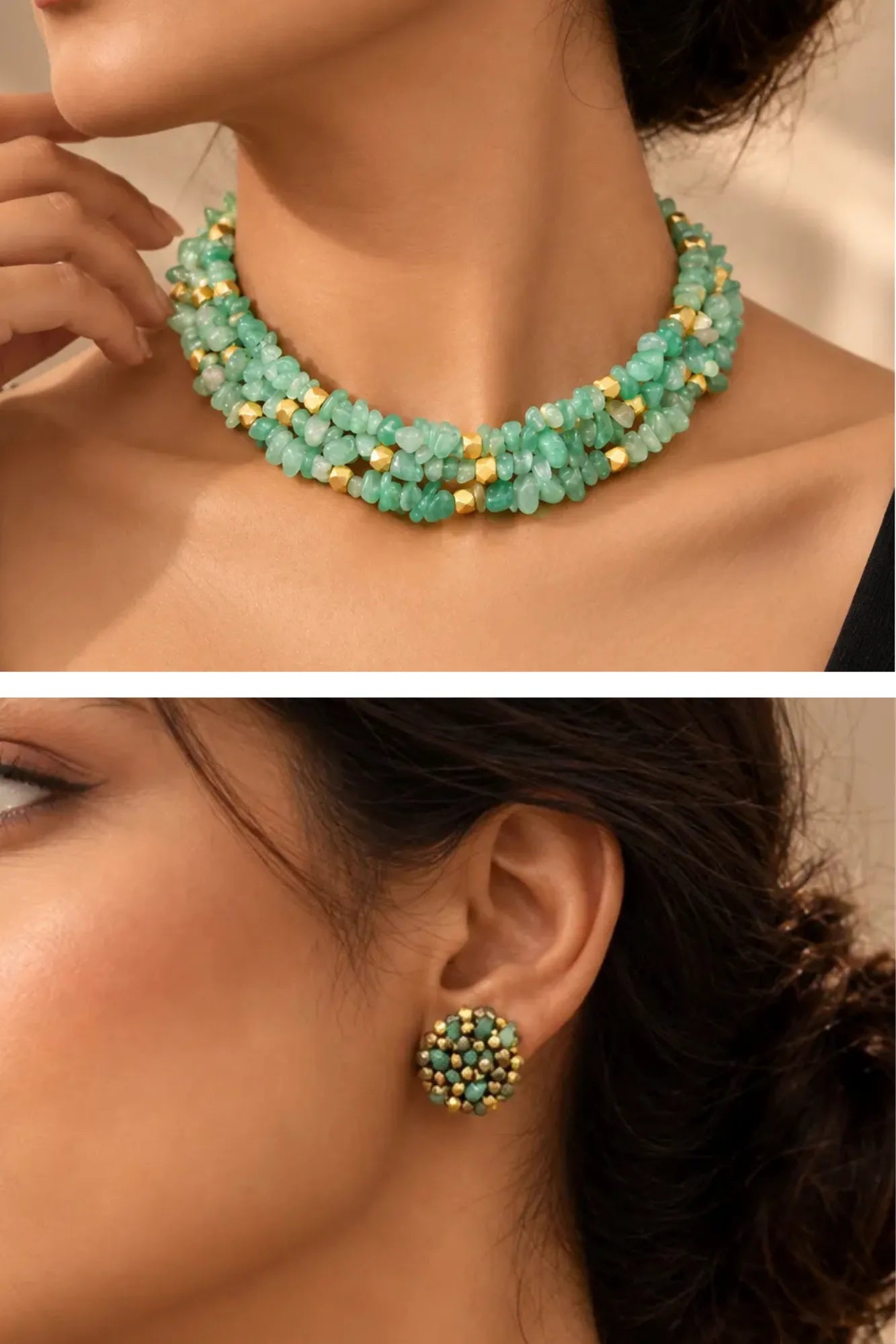 Triveni Combo of 2 – Necklace & Studs