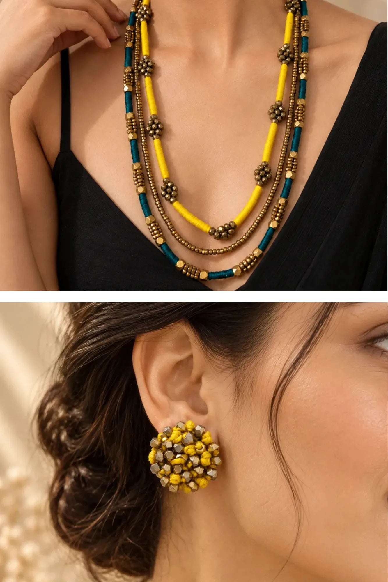 Trisutra Combo of 2 – Necklace & Studs