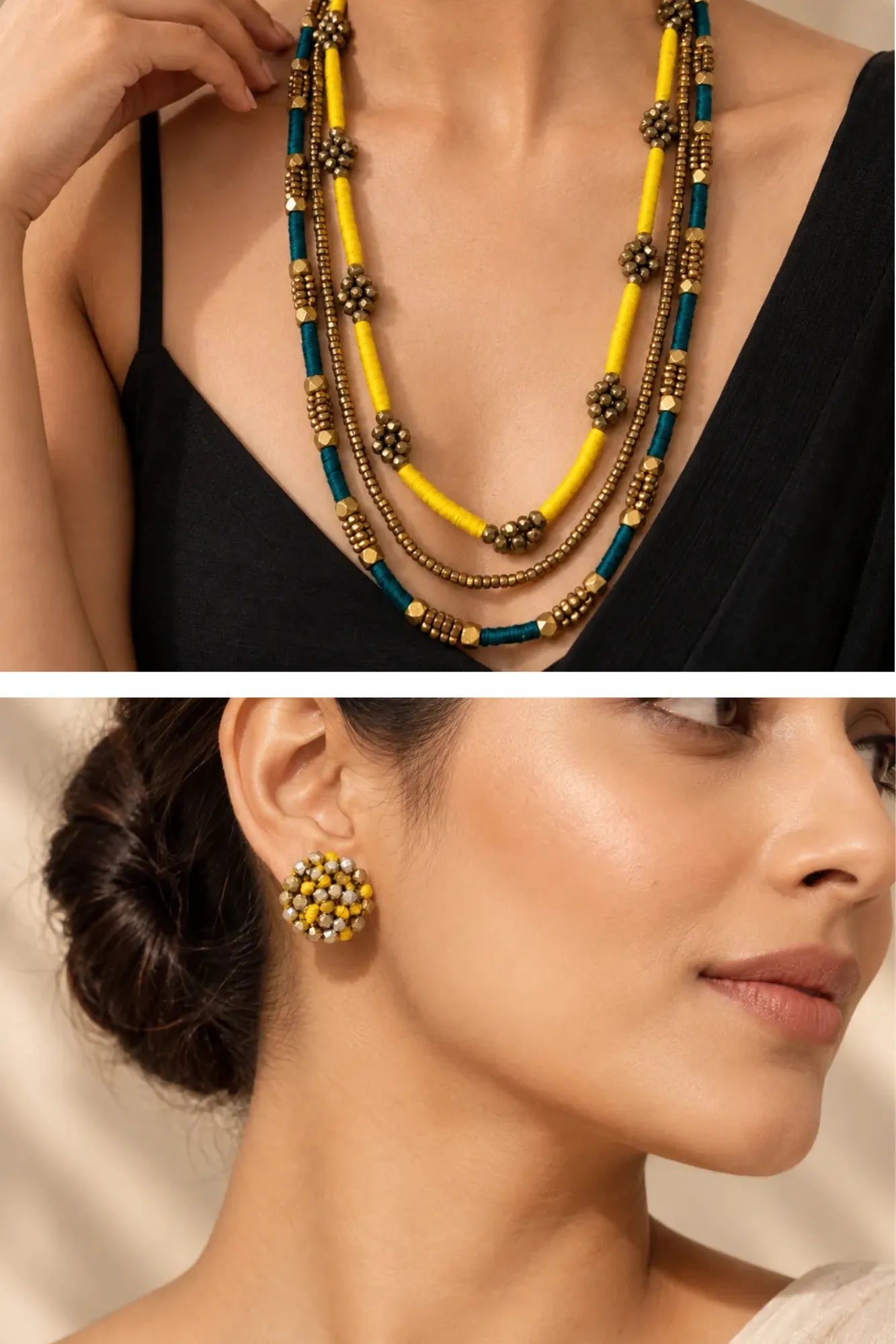 Trisutra Combo of 2 – Necklace & Studs
