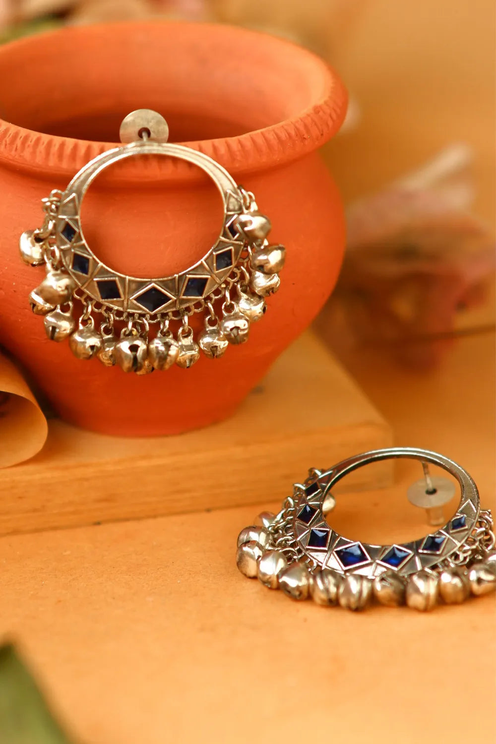 Noor Haar & Chaand Combo of 5 – Choker, 2 Rings & Choice of Earrings