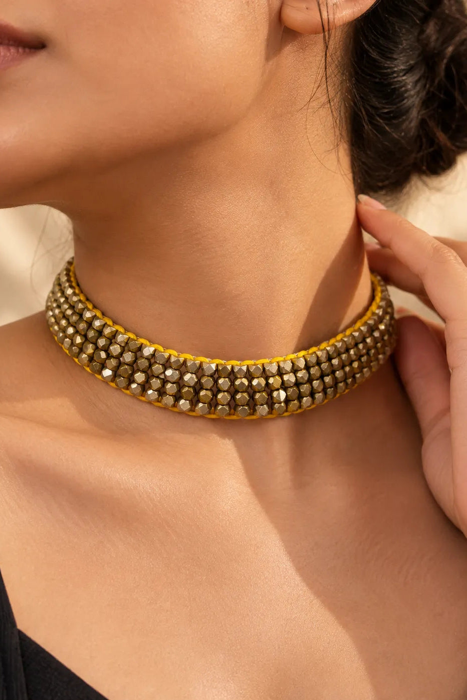 Tantu Dokra Grid Choker