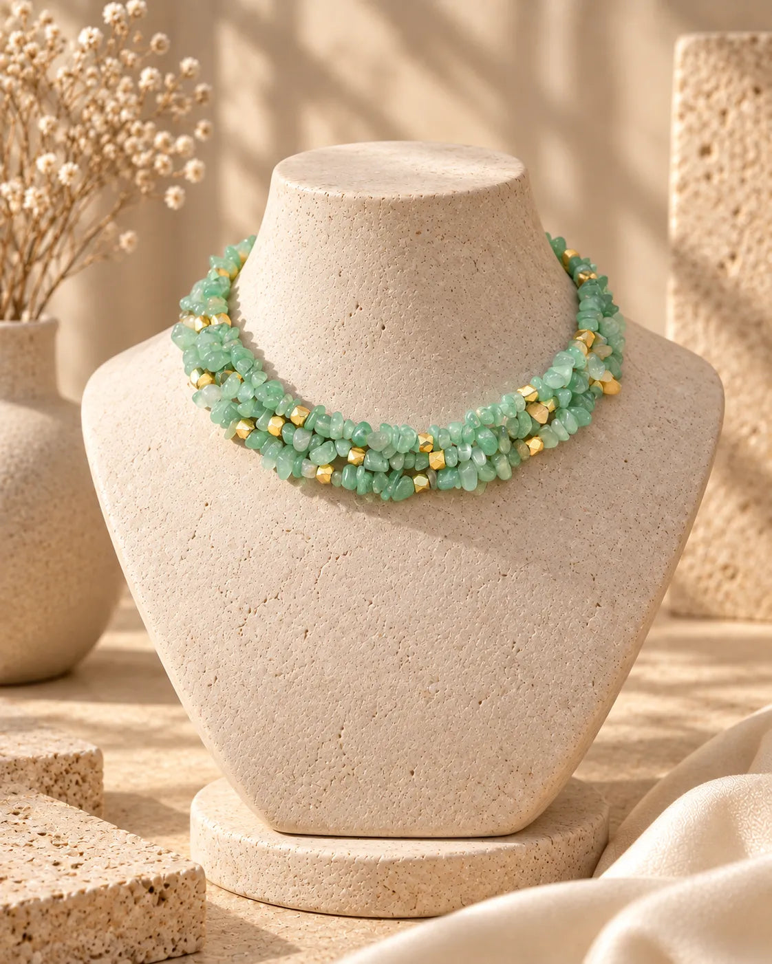 Triveni Dokra Bead Necklace