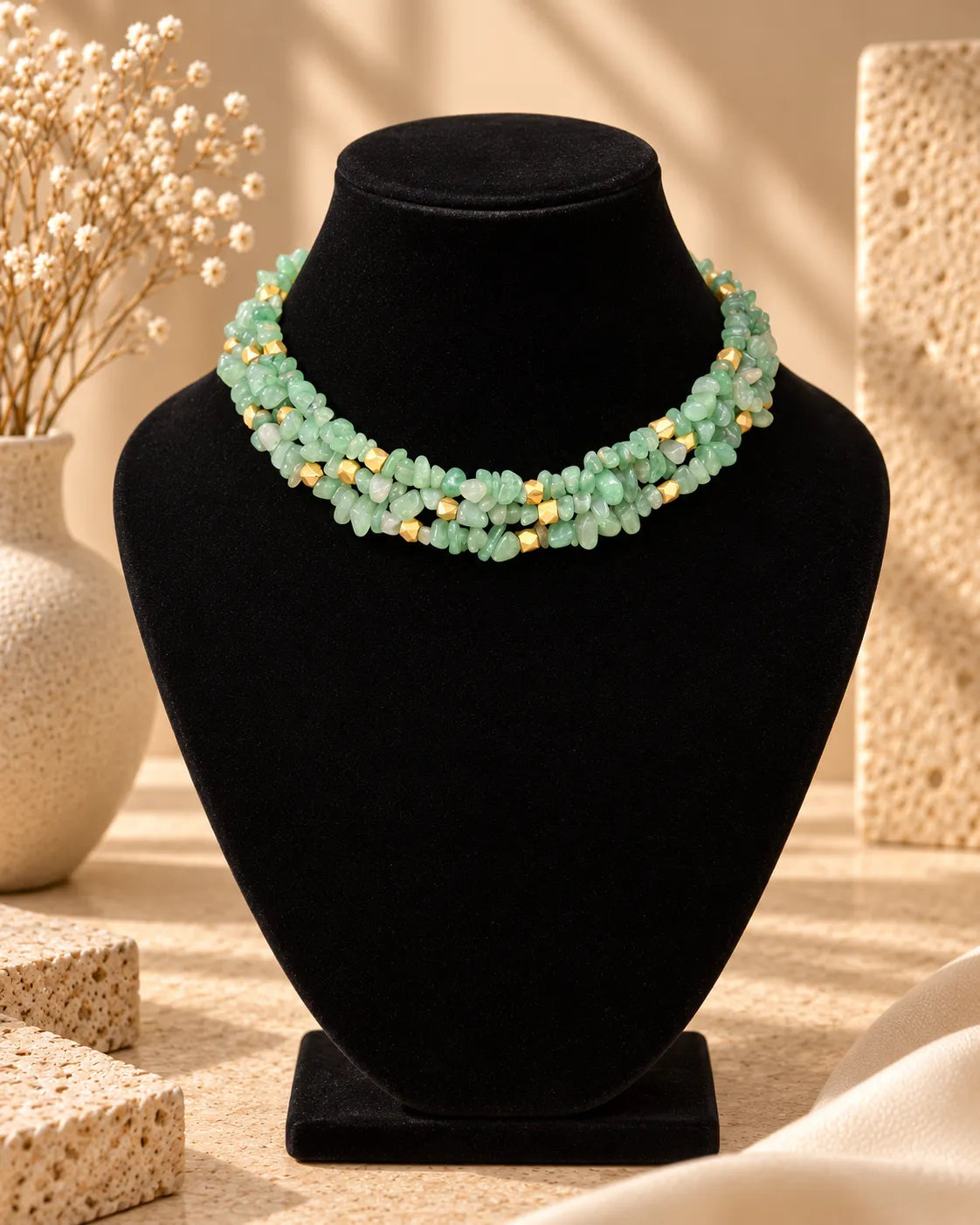 Triveni Dokra Bead Necklace