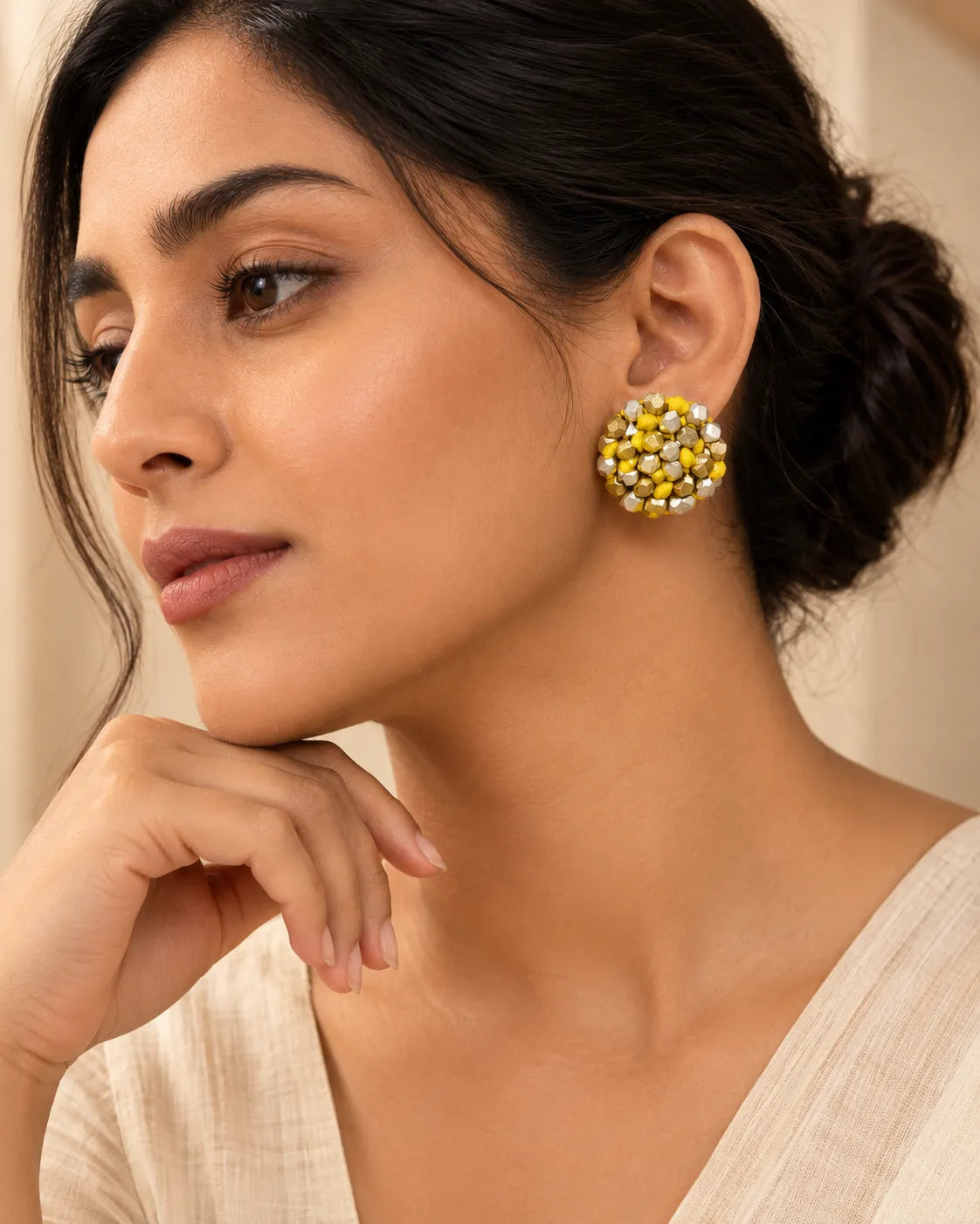 Trisutra Combo of 3 – Necklace, Studs & Ring