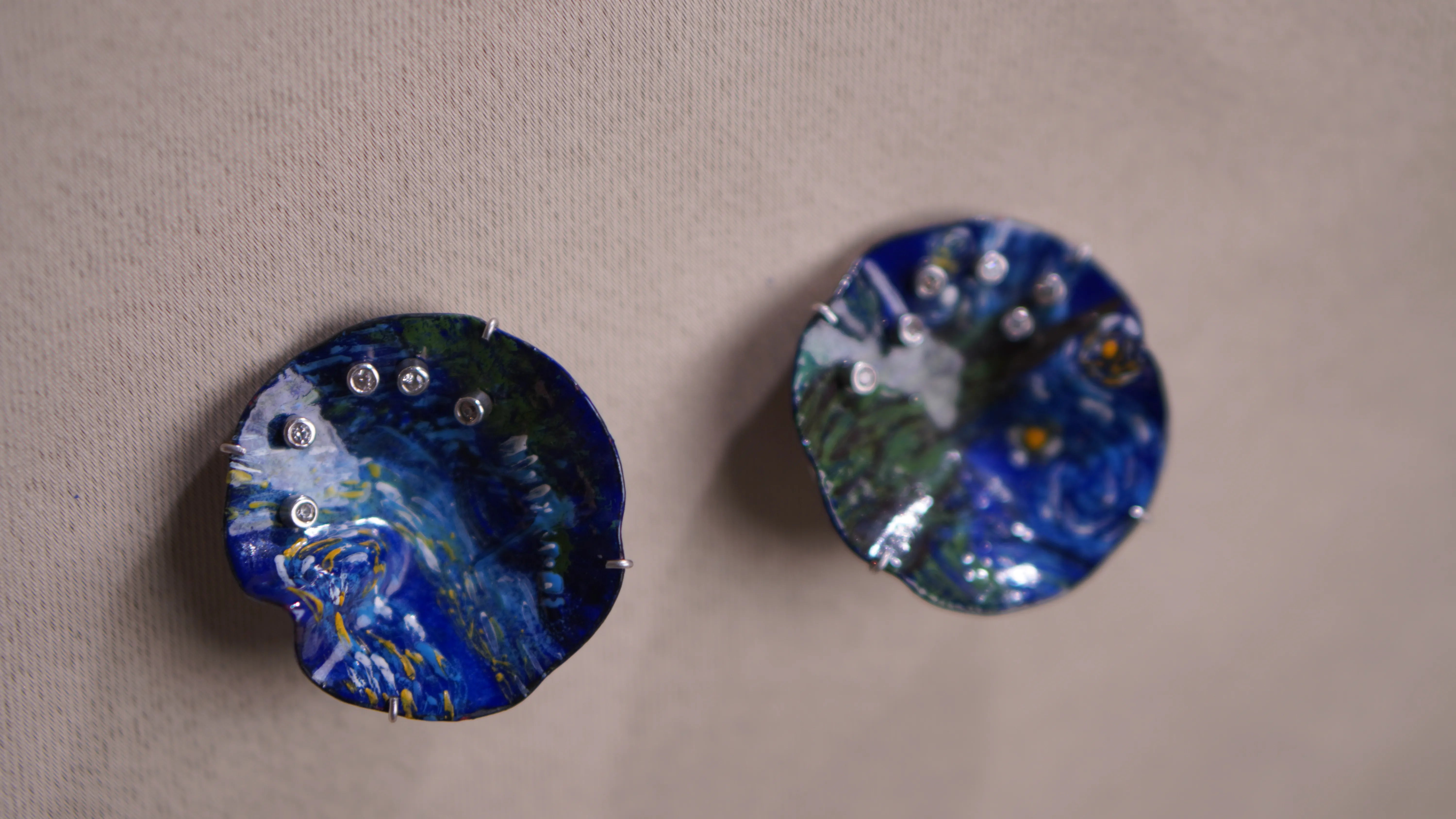 Forest Unique Earrings & Ring Set