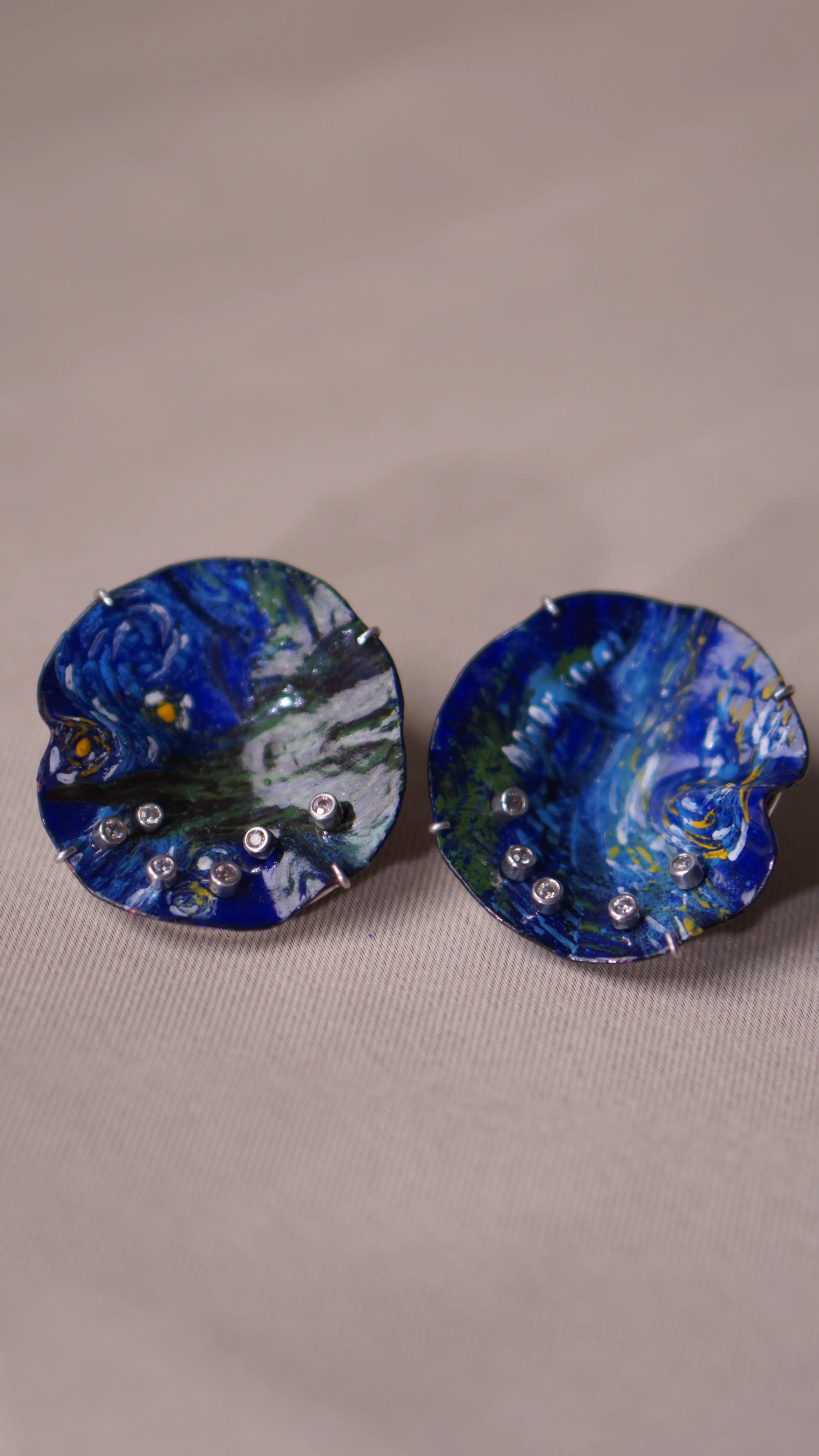 Forest Unique Earrings & Ring Set