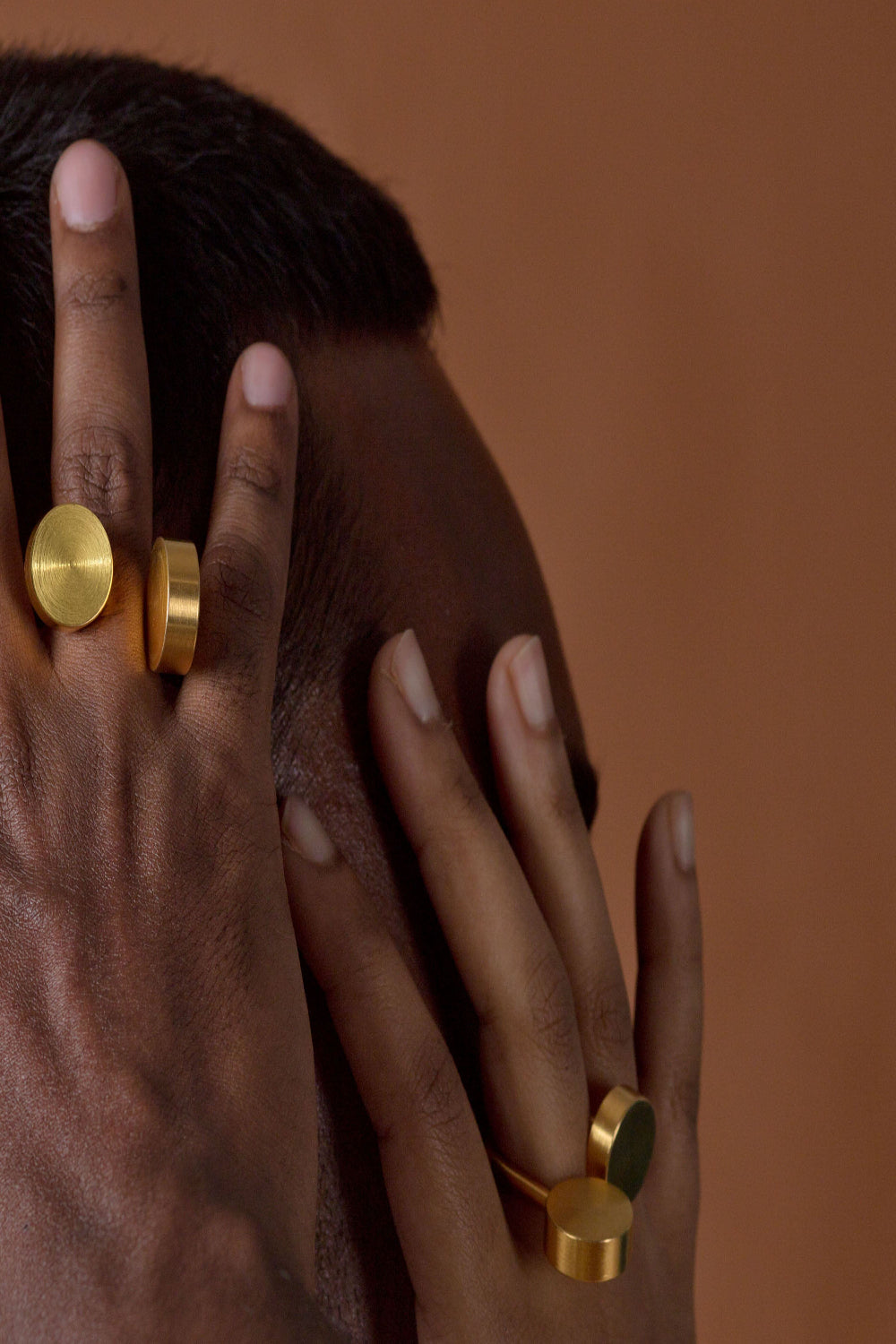 Duality- Brass Detachable Ring.