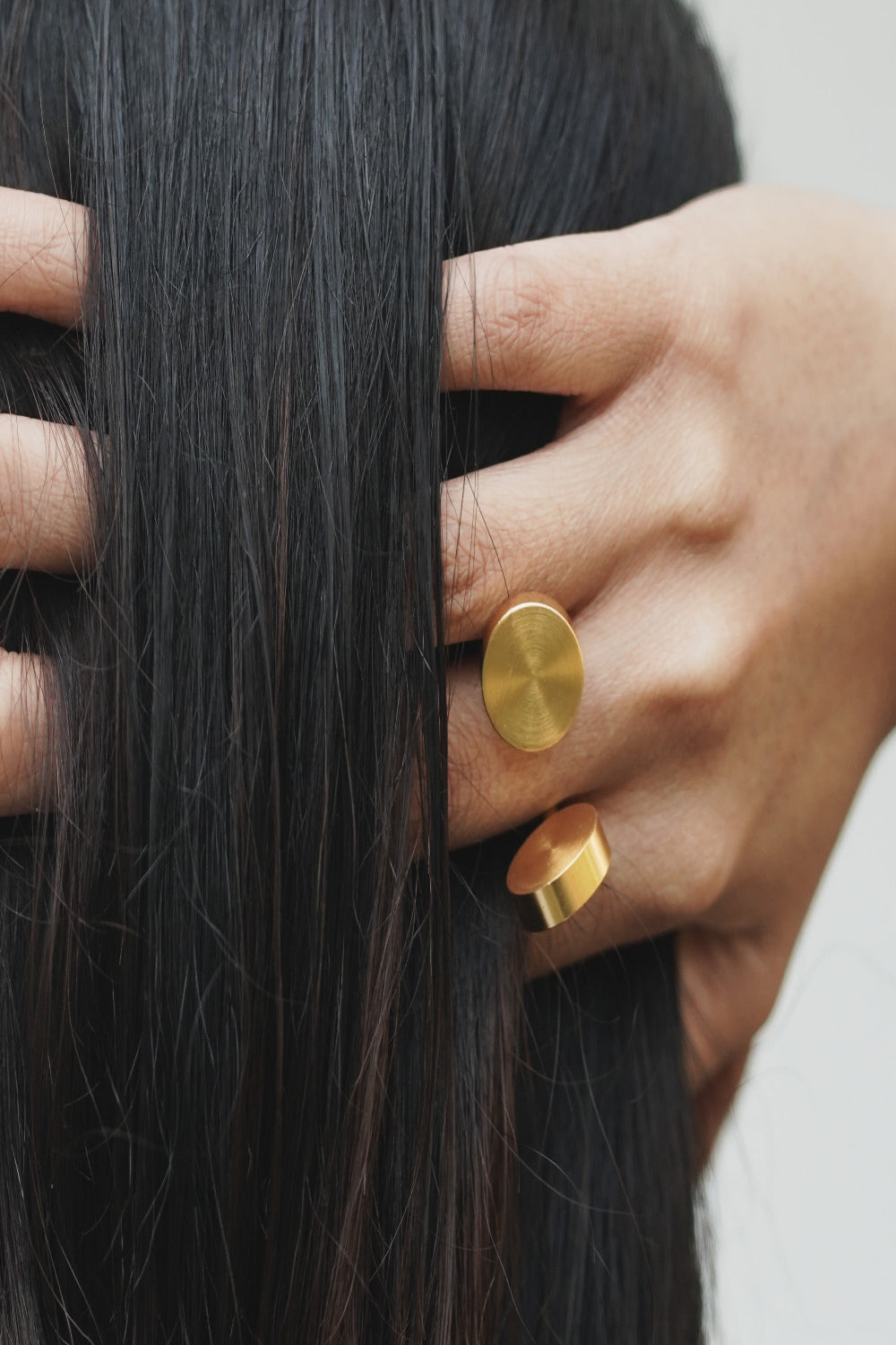 Duality- Brass Detachable Ring.