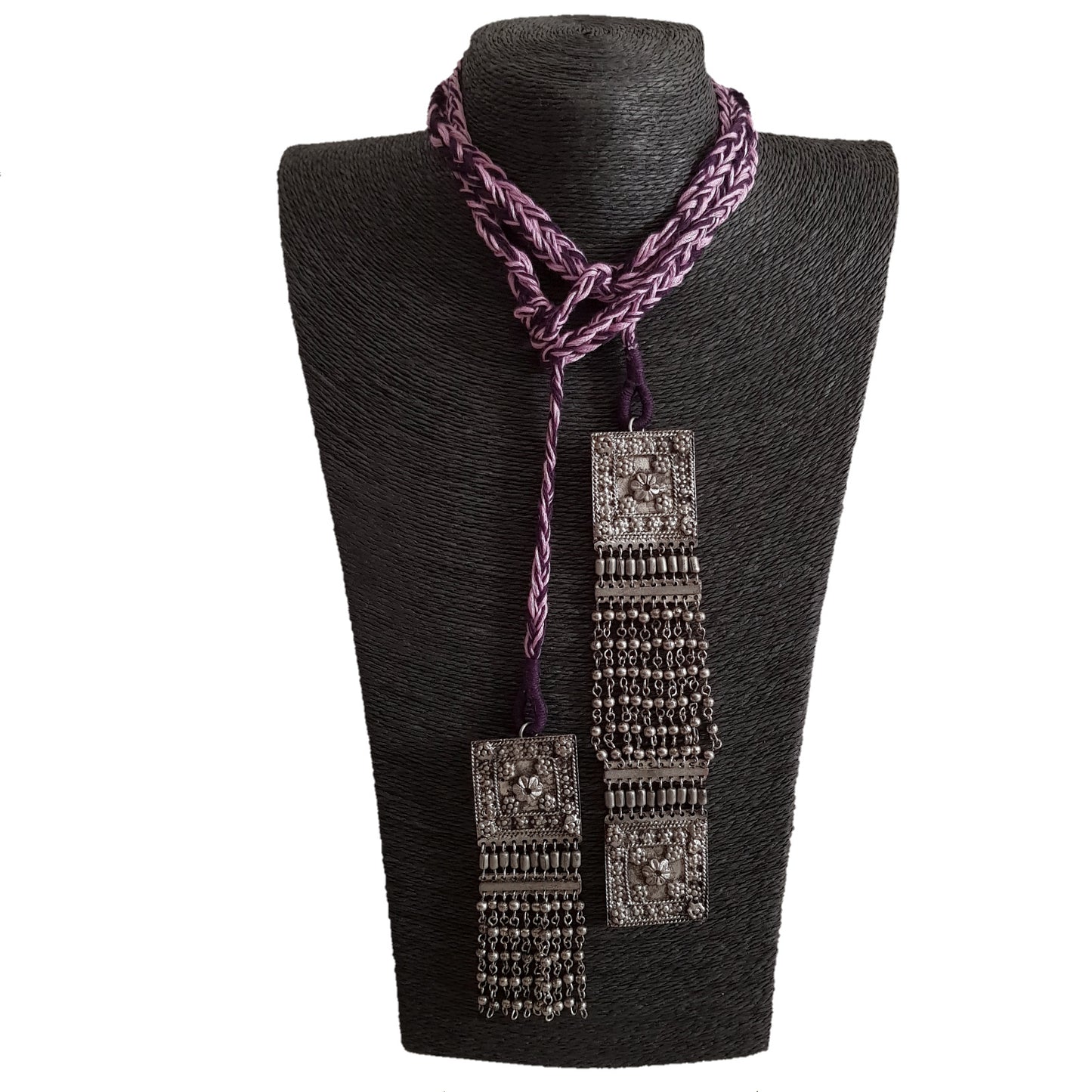 Square Drop Embellished Stole