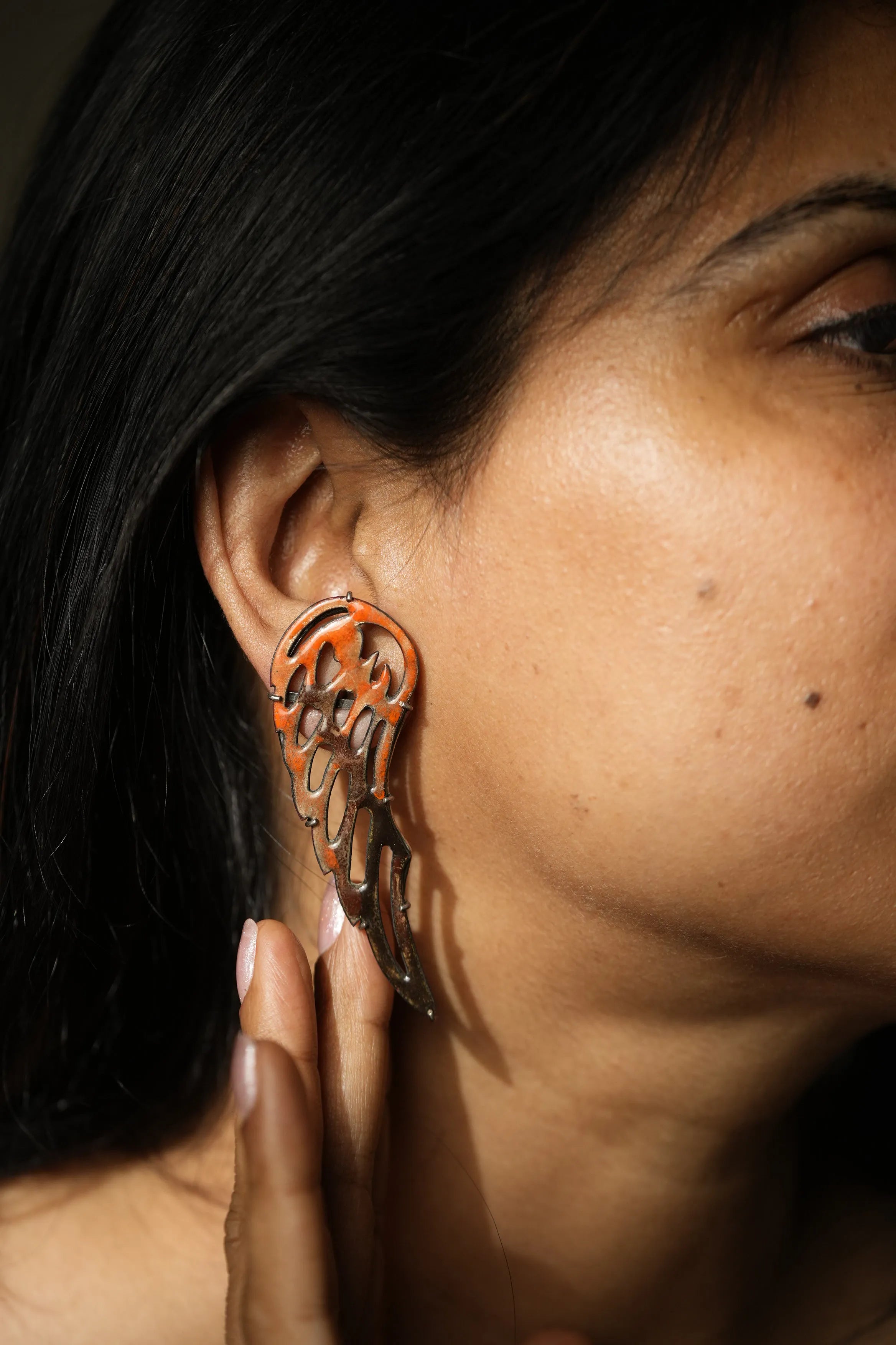 Hash Brown Wings Earrings