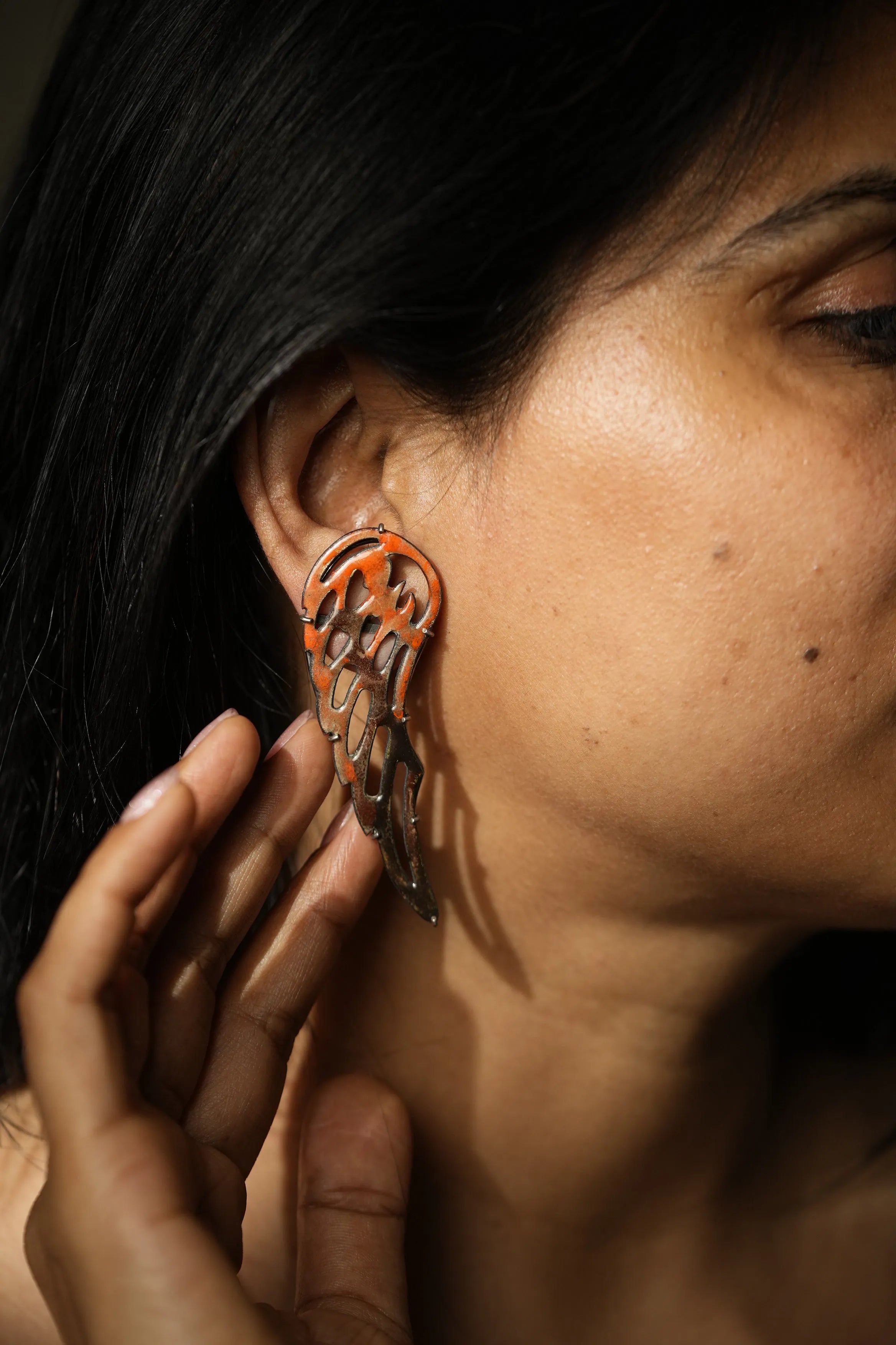 Hash Brown Wings Earrings
