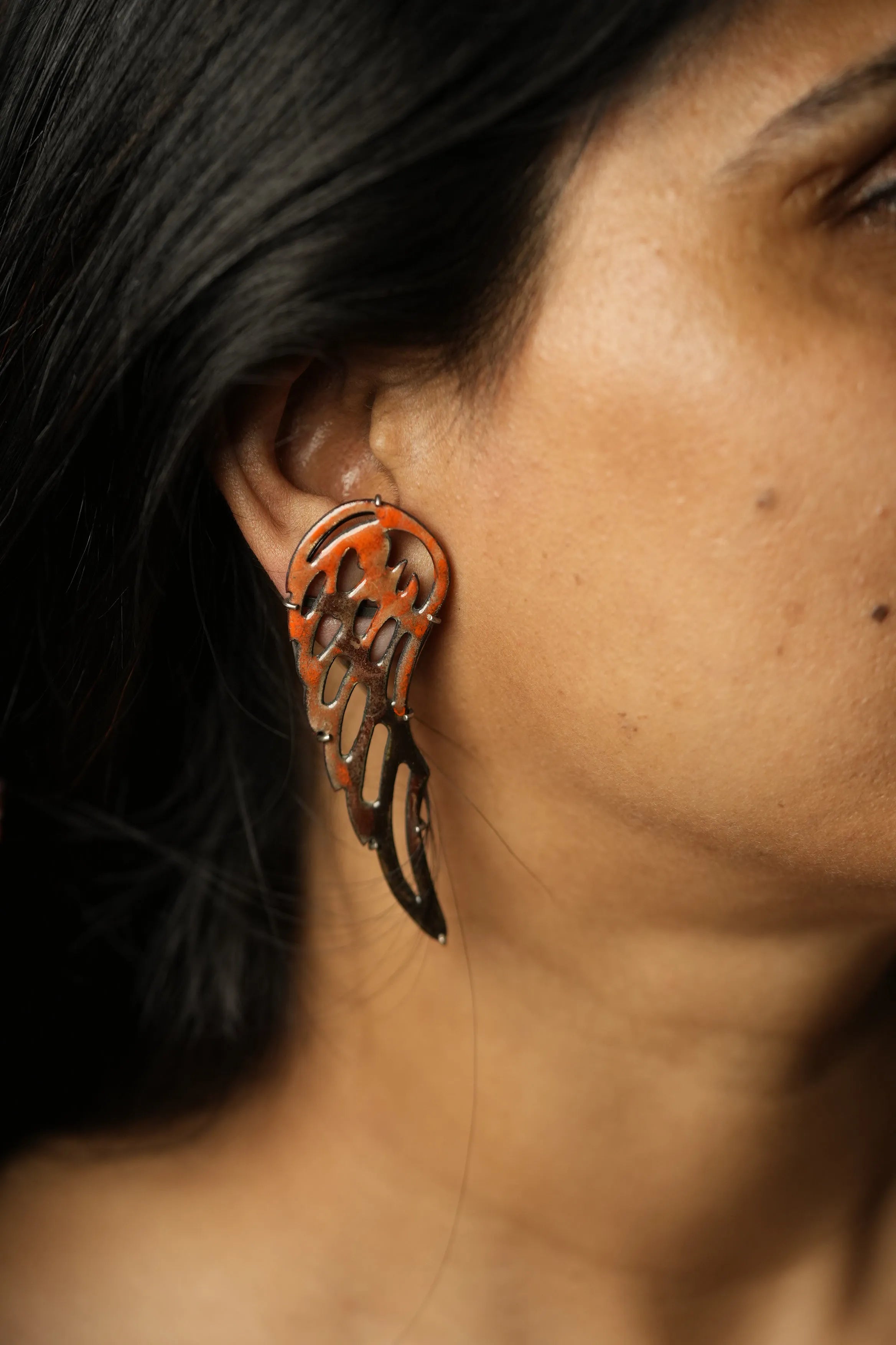 Hash Brown Wings Earrings