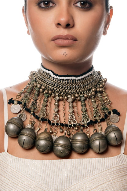 Seven Bells Afghani Choker Necklace