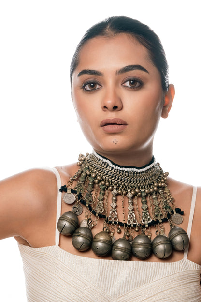 Seven Bells Afghani Choker Necklace