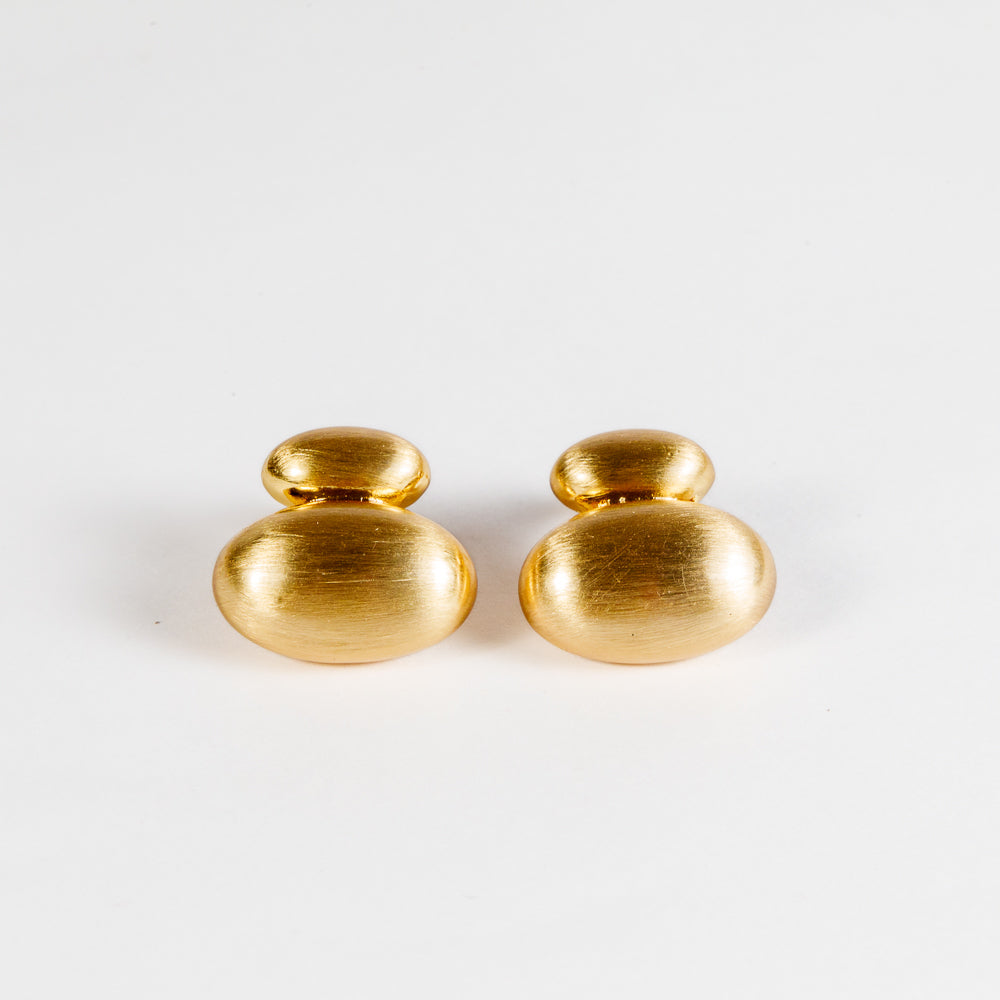 Matte Gold Anti-Tarnish Stud Earrings