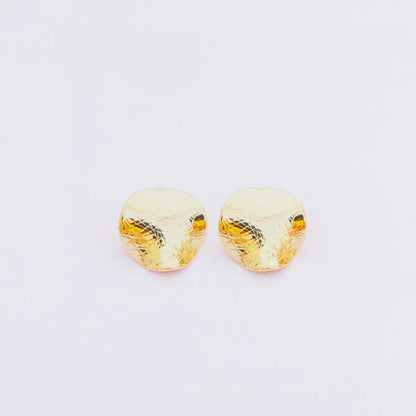 Folded Gold Brass Studs