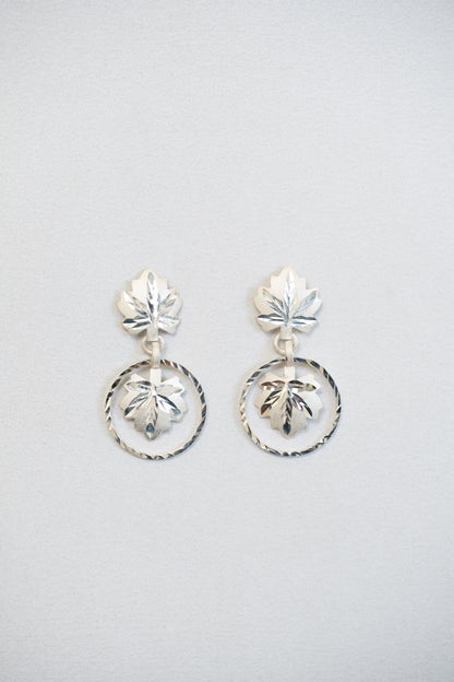 Elegant Silver Earrings: Safed Jumkhi & Sangrah Duo