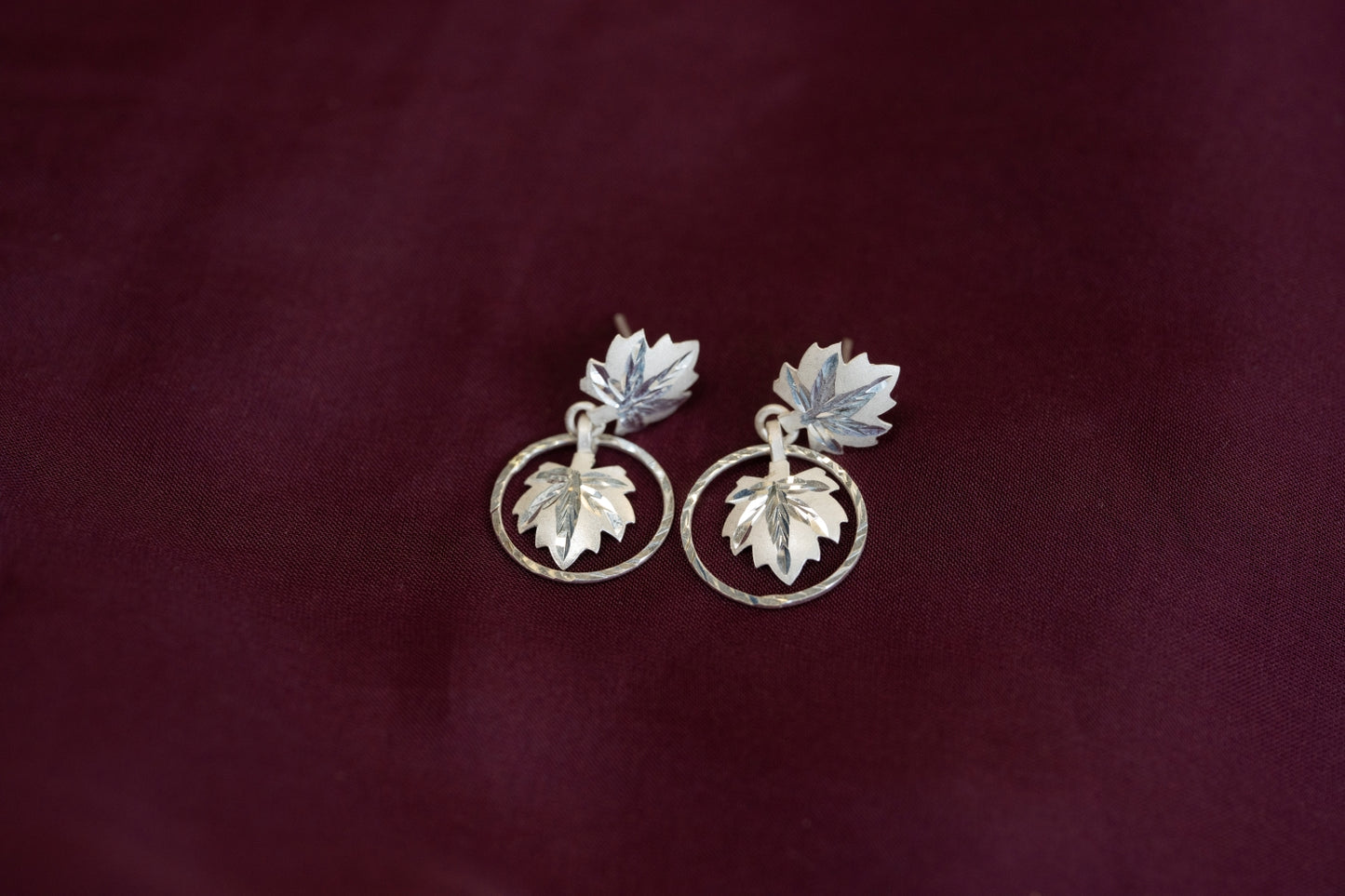 Elegant Silver Earrings: Safed Jumkhi & Sangrah Duo