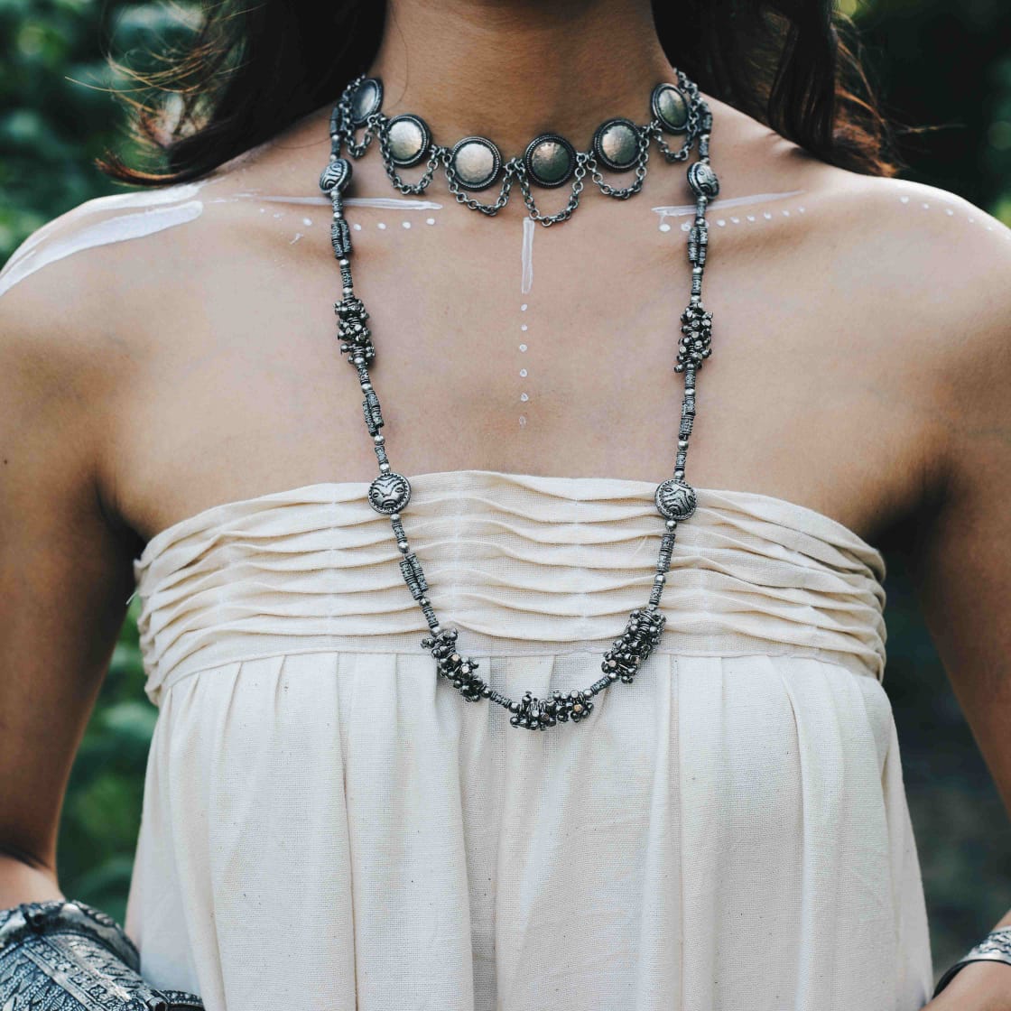 Silver Ball Chain Necklace