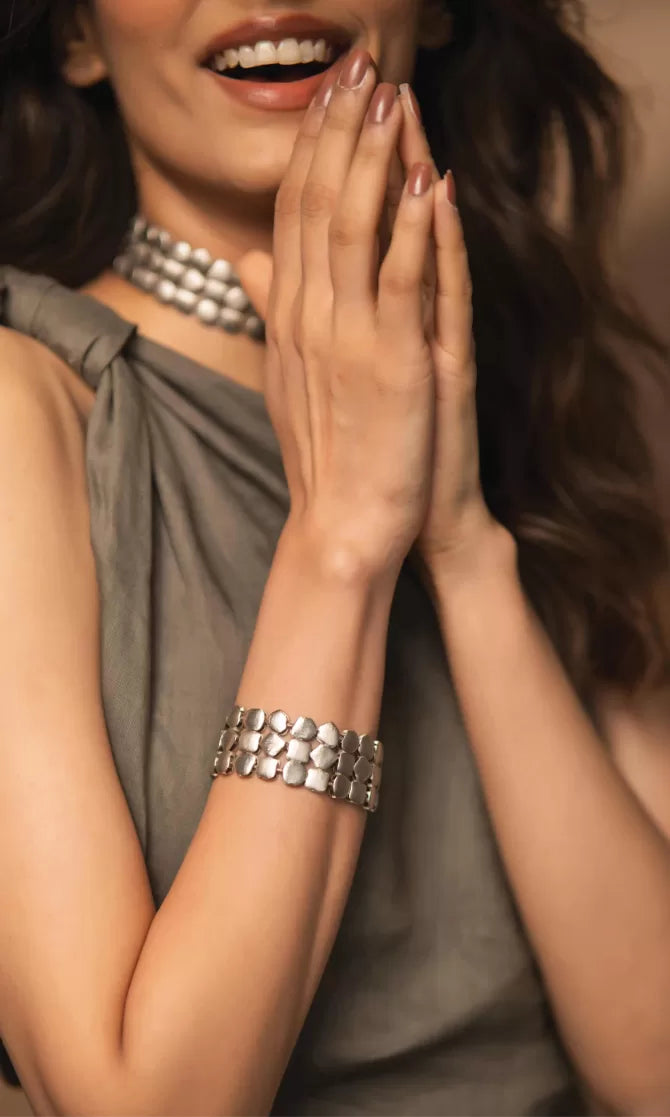 Tara Choker – Combo of 3 Necklace, Studs & Bracelet