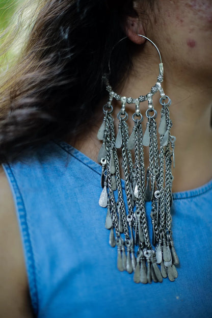 Oversized Tassel Earrings