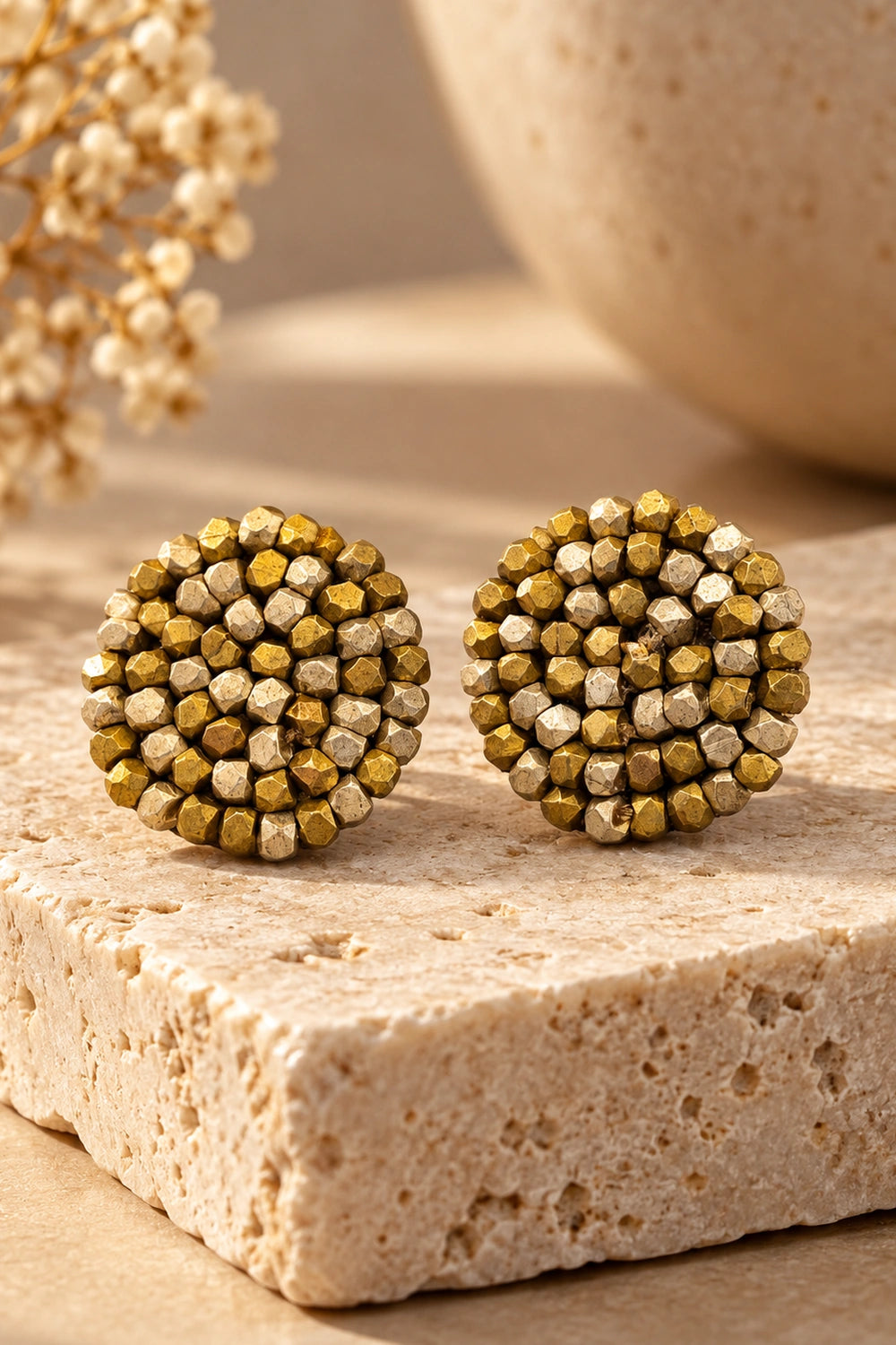 Bead Dome Dokra Studs