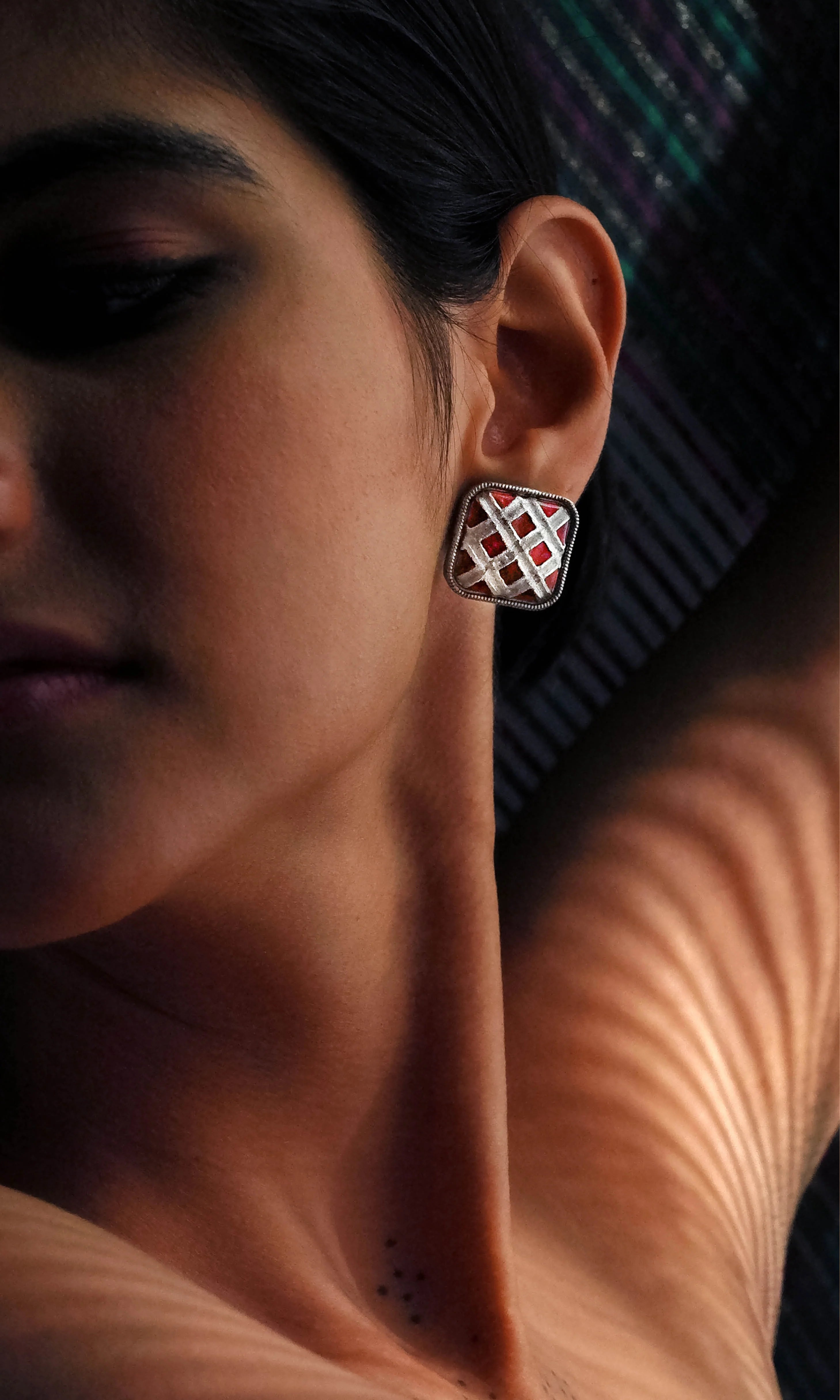 Roop Combo of 4 – Choker, Bracelet, Ring & Choice of Earrings